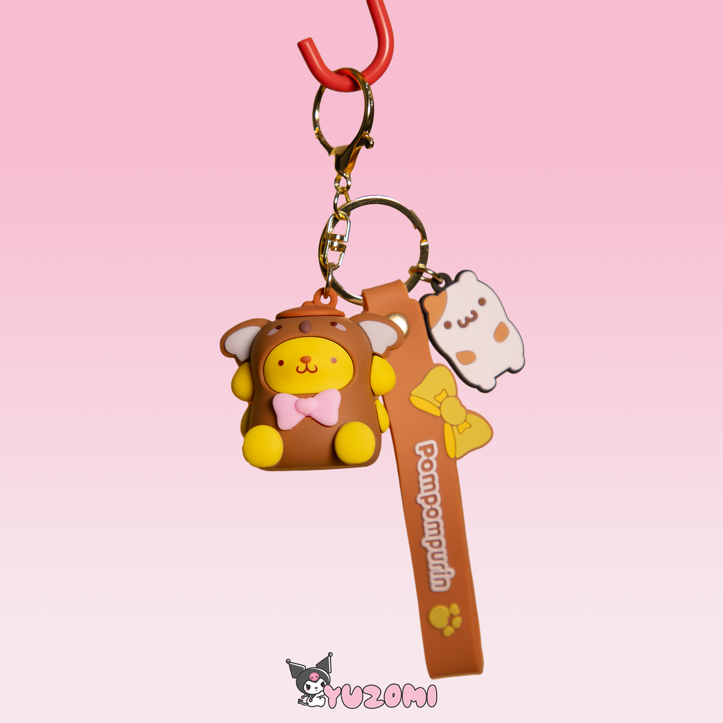 POMPOMPURIN KEYCHAIN